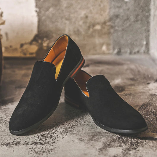 Zapatos de Ante para Hombre Punta Aguda Estilo Británico Versátil - Image 17