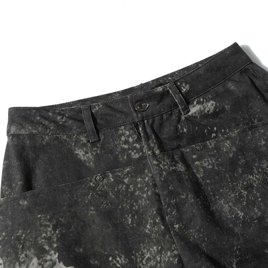 Pantalones Cargo Pleated Multi-bolsillo con Diseño Distressed American Street - Image 9