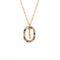 Sterling Plateado Letter Necklace Female Niche Design Sense I