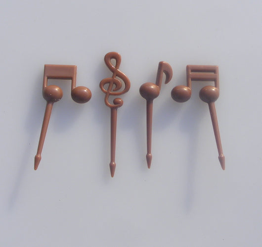 Juego de 16 Tenedores Infantiles con Diseño de Notas Musicales - Image 8