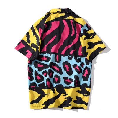 Playera de Playa Colorblock Graffiti - Image 7