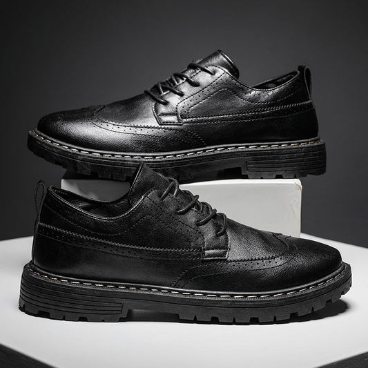 Zapatos de Cuero Casual Estilo Británico para Hombre - Diseño Ejecutivo - Image 2