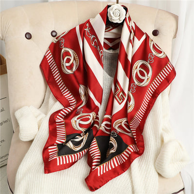 Foulard Cadena con Rayas a Juego - Chal Ligero Protector Solar - Image 19