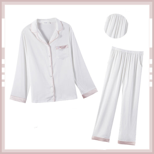 Pijama de Seda Helada para Mujer - Conjunto Corto de Verano