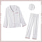 Pijama de Seda Helada para Mujer - Conjunto Corto de Verano