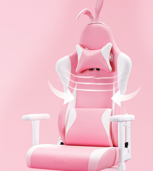 Silla Gamer Rosa para Computadora - Comodidad y Estilo - Image 13