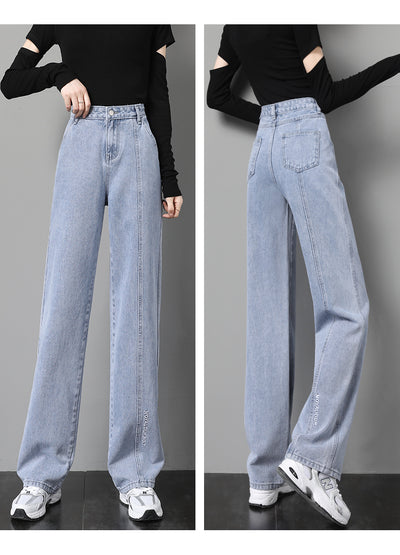 Pantalones Anchos Sueltos de Corte Recto para Mujer - Image 14