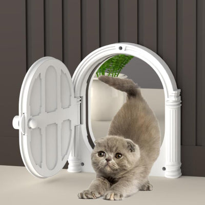 Puerta Automática para Mascotas con Control Direccional de Entrada y Salida