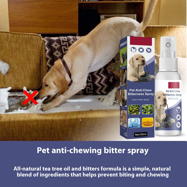 Spray Repelente Amargo para Perros - Protege Muebles y Sofás