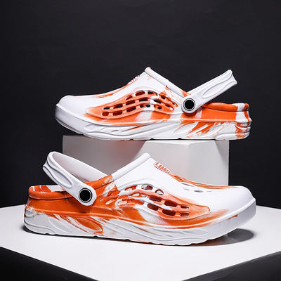 Sandalias Huecas para Hombre Verano Respirables Cómodas - Image 9