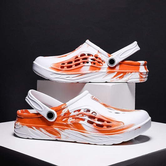 Sandalias Huecas para Hombre Verano Respirables Cómodas - Image 9
