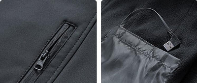 Chaqueta Térmica de Fibra de Carbono con Calefacción Eléctrica - Image 5
