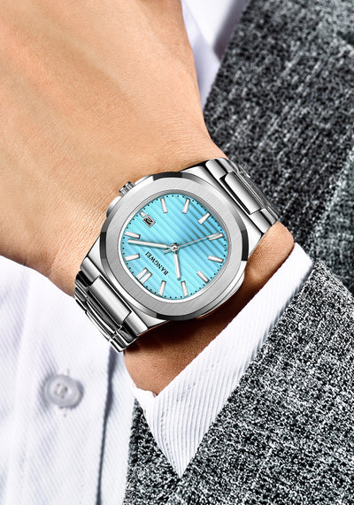 Reloj Hombre Acero Inoxidable Resistente al Agua con Esfera Luminosa - Image 22