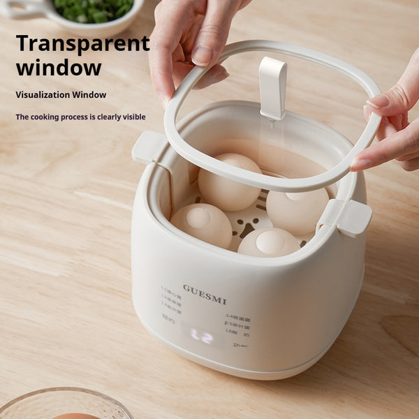 Cocedor de Huevos Automático con Apagado Inteligente - Máquina Multifunción para Desayuno
