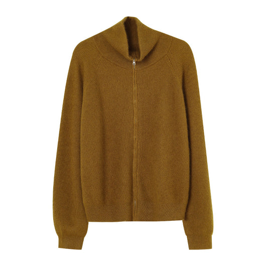 Cardigan Suelto con Cierre de Cremallera para Mujer - Tejido Acogedor - Image 9