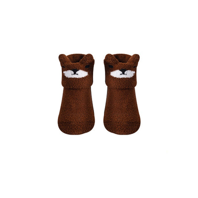 Calcetines Antideslizantes de Coral Fleece para Bebés y Niños Pequeños - Image 4