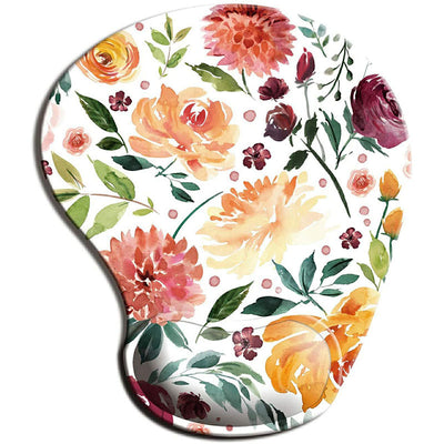 Set Completo Muñequera Ergonómica, Tapete para Teclado y Mouse con Diseño Floral - Image 10