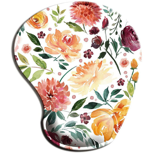 Set Completo Muñequera Ergonómica, Tapete para Teclado y Mouse con Diseño Floral - Image 10