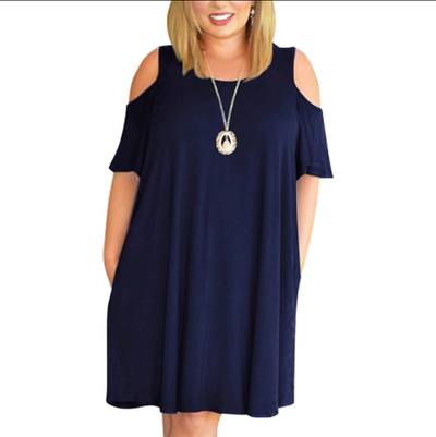 Vestido Estampado Suelto Talla Grande para Mujer - Image 13