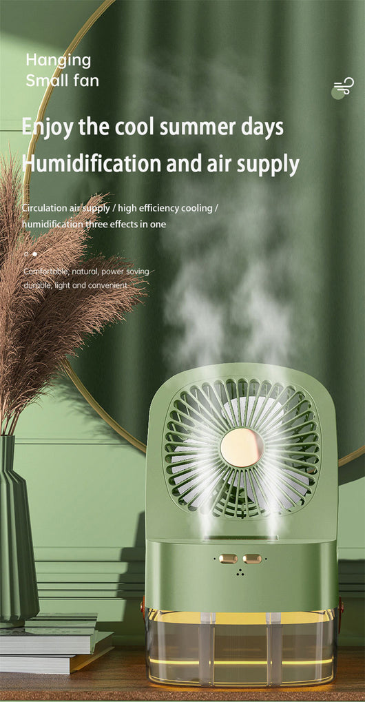 Mini Climatizador y Ventilador de Escritorio con Humidificador y Control Remoto - Image 11