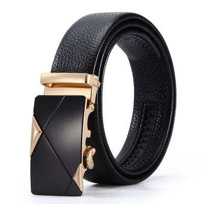 Cinturón de Cuero para Hombre con Hebilla Automática - Image 36