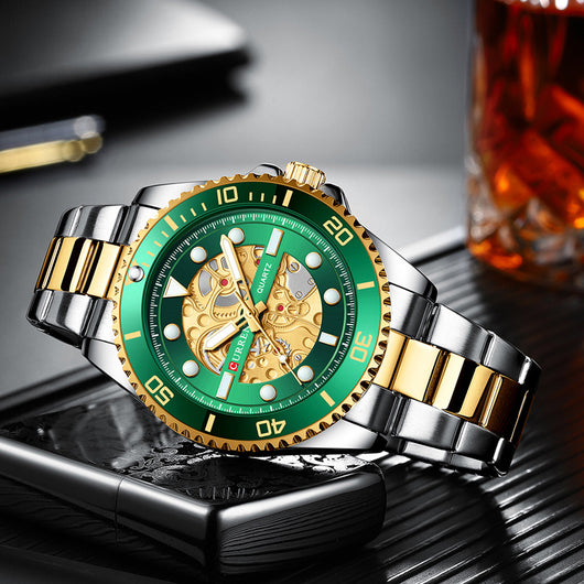 Reloj Empresarial para Hombre Resistente al Agua con Esfera Redonda - Image 23