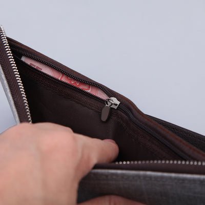 Billetera Corta Multifuncional de Lona para Hombre - Image 8