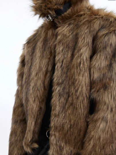 Abrigo de Piel Sintética para Hombre Otoño e Invierno - Image 5