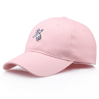 Gorra de Béisbol Astronauta Bordado en Color Sólido - Image 3