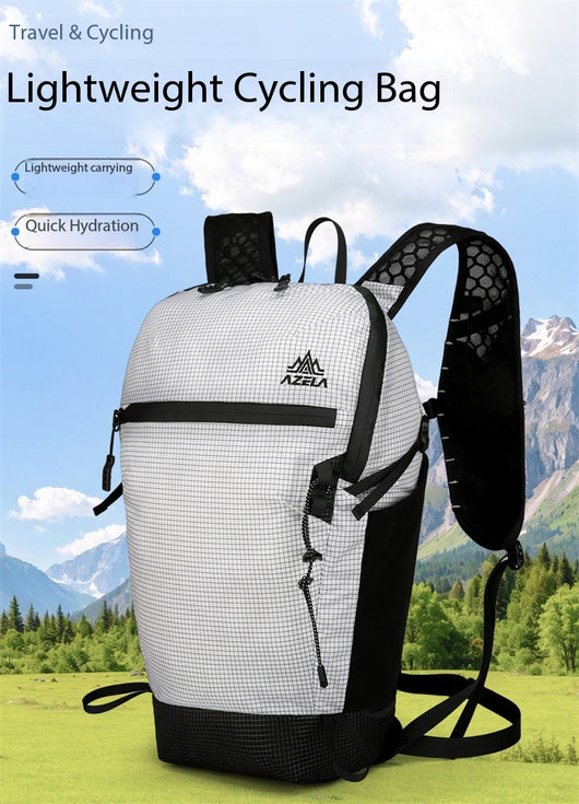 Mochila de Senderismo AZELA con Patrón Grid - Ligera y Transpirable para Trekking y Viajes - Image 8