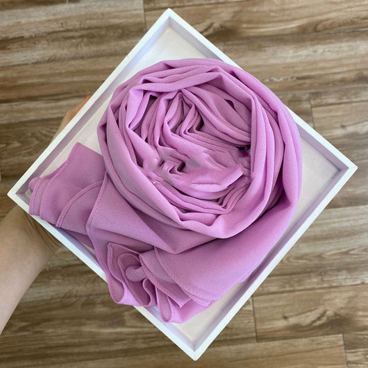 Pañuelo Hijab de Gasa Perlada Liso para Mujer - Image 64