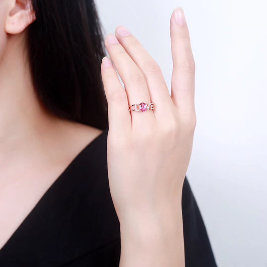 Anillo Ovalado Dos Colores - Carta de Amor para Mujer - Image 5