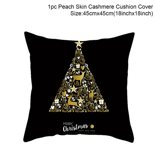 Funda de Almohada Navideña de Lino para Sofá - Image 32