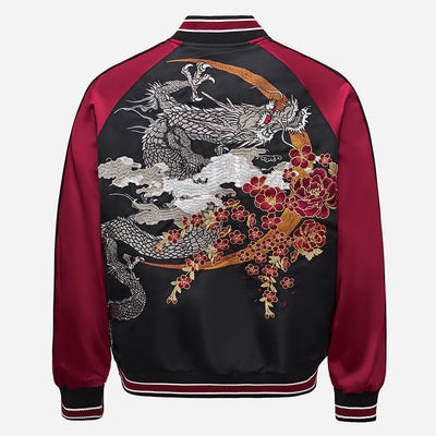 Chaqueta Béisbol Hombre Bordado Dragón Flying Dragon Premium - Image 4