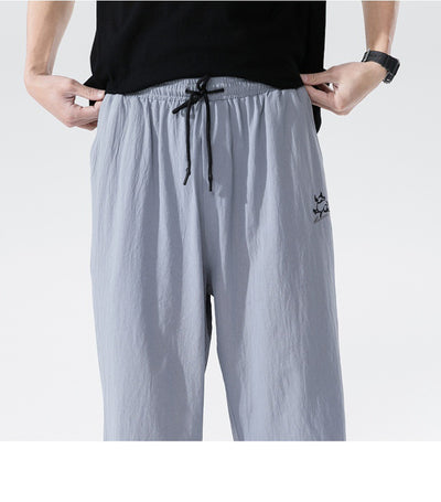 Pantalones Cortos de Lino con Botones Casuales - Image 22