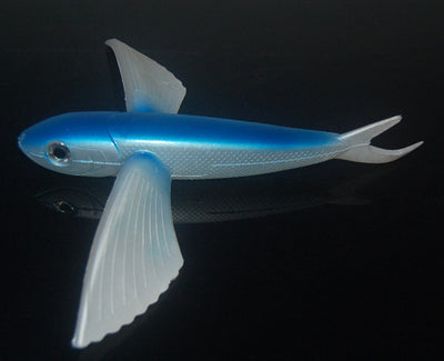 Señuelo Pez Volador Azul Gris para Pesca de Aguas Profundas - Image 3