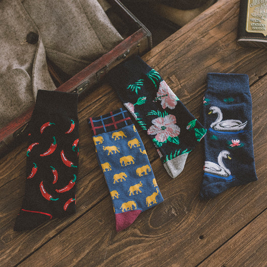 Calcetines Retro Británicos Premium - Caja de Regalo Creativa para Hombre - Image 33