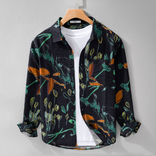 Camisa Casual Ancha Versátil para Hombre - Image 18