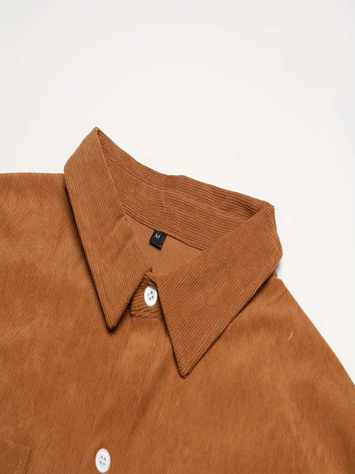 Camisa Manga Larga a Rayas Verticales Casual - Image 26