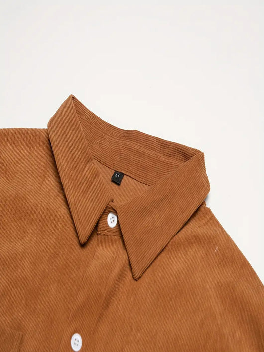 Camisa Manga Larga a Rayas Verticales Casual - Image 26