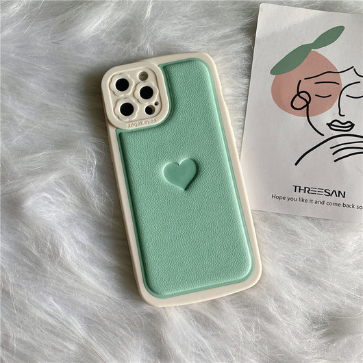 Funda para Celular de Cuero Sintético con Relieve Love - Image 7