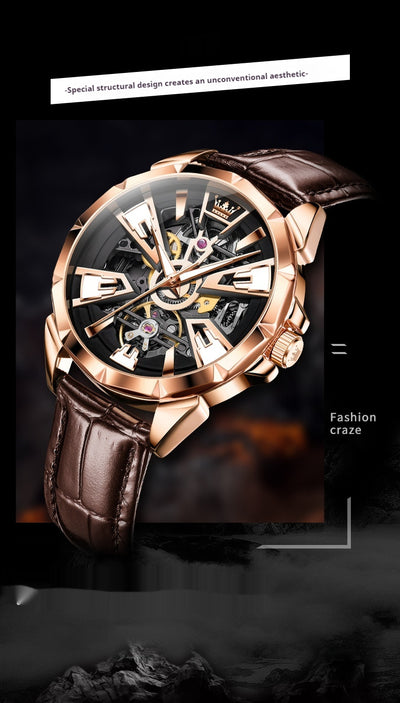 Reloj Automático para Hombre con Esfera Hueca y Resistencia al Agua - Image 15