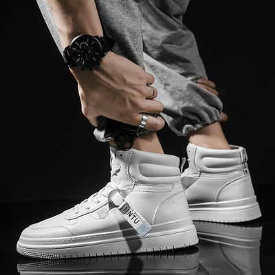Botines Blancos para Hombre Estilo Coreano - Image 21