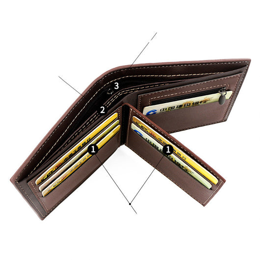 Cartera de Hombre Silk Screen Frosted Clutch - Monedero Premium - Image 2