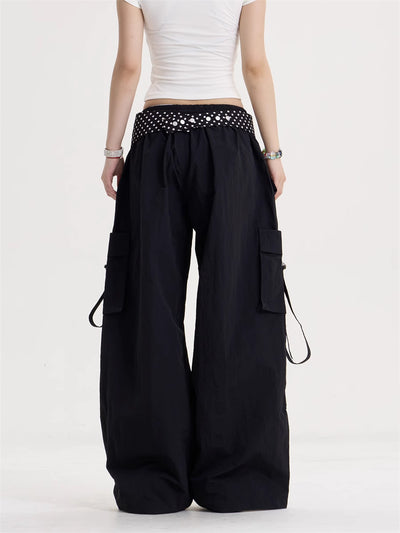 Pantalones Vaqueros Retro Americano Cintura Alta Pierna Ancha - Image 3