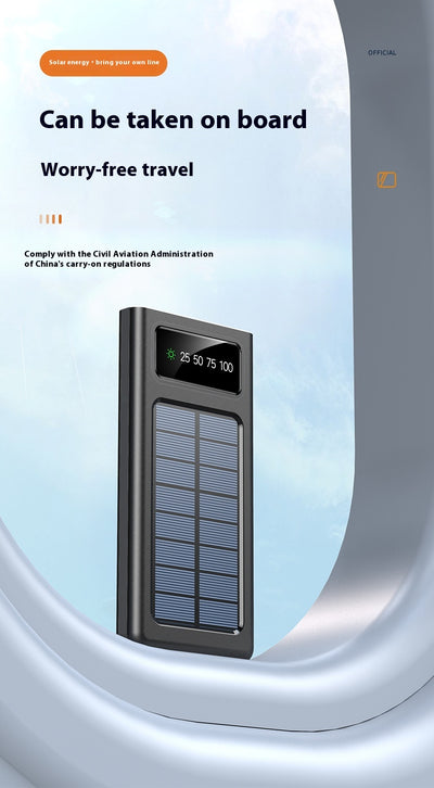 Batería Solar Portátil de 4 Cables para Teléfonos Móviles - Image 16