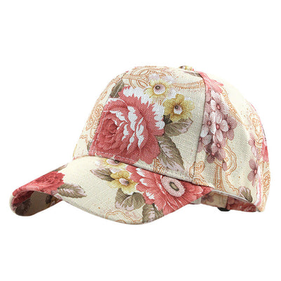 Gorra de Béisbol Floral para Mujer - Algodón Ligero Verano - Image 2