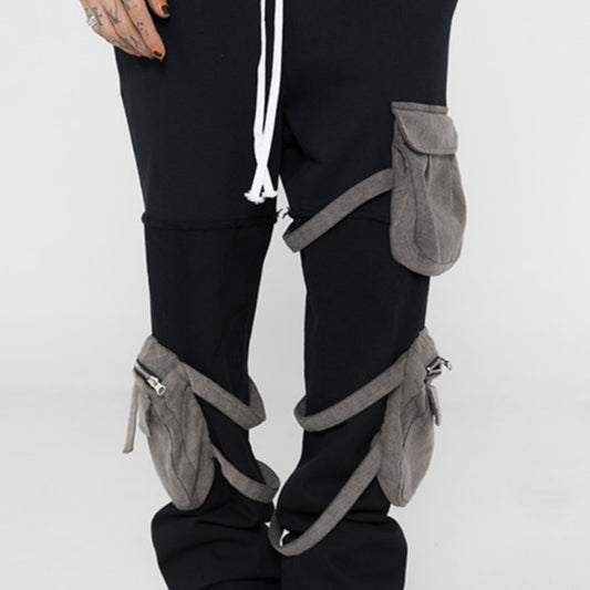 Pantalón Cargo Camuflado con Múltiples Bolsillos de Diseño Urbano