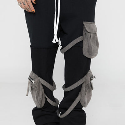 Pantalón Cargo Camuflado con Múltiples Bolsillos de Diseño Urbano