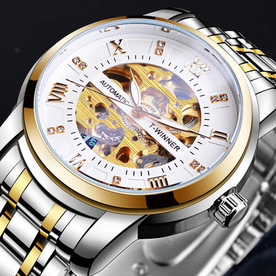 Reloj Mecánico Impermeable con Diseño Calado para Hombre - Image 5